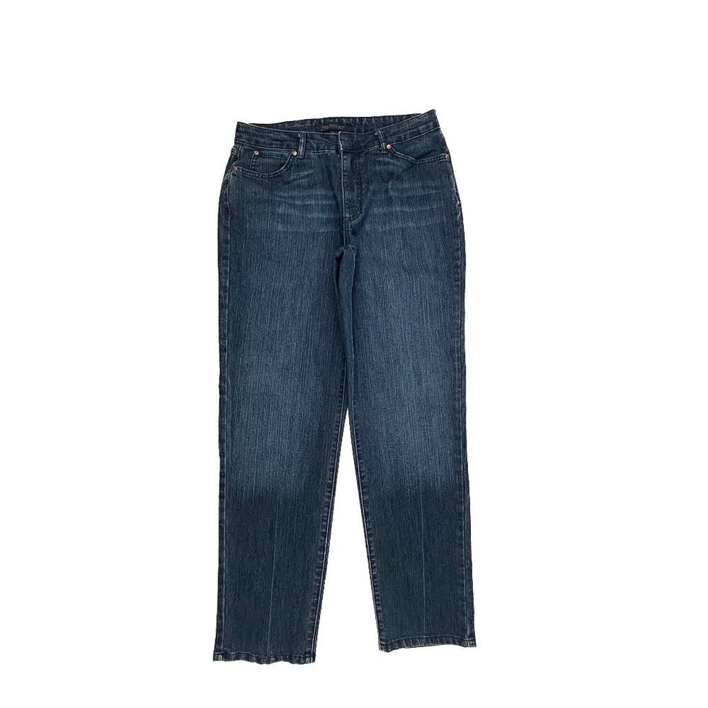 Jeanstar Straight Leg Women's size 12 Dark Wash Blue Denim jeans